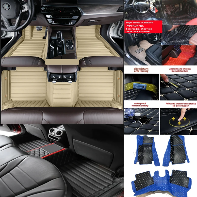 

Гибридные автомобильные коврики для Cupra Formentor V25 2021 2022 2023, кожаные автомобильные коврики, напольные коврики Para Carro, автомобильные аксессуары