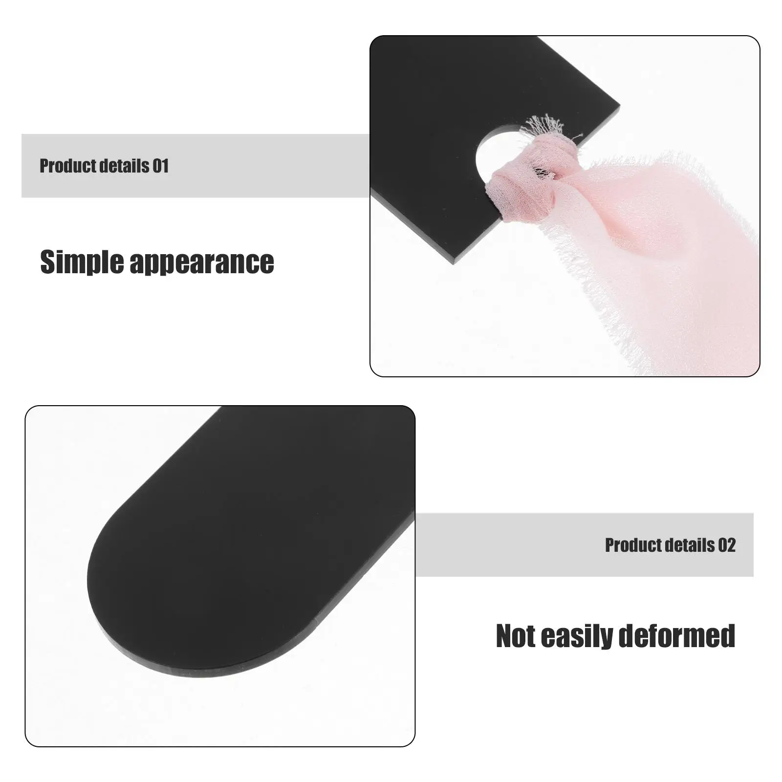 20 Pcs Acrylic Seat Labels Name Tags for Dinner Table Card Seating Wedding Signs Blank Place