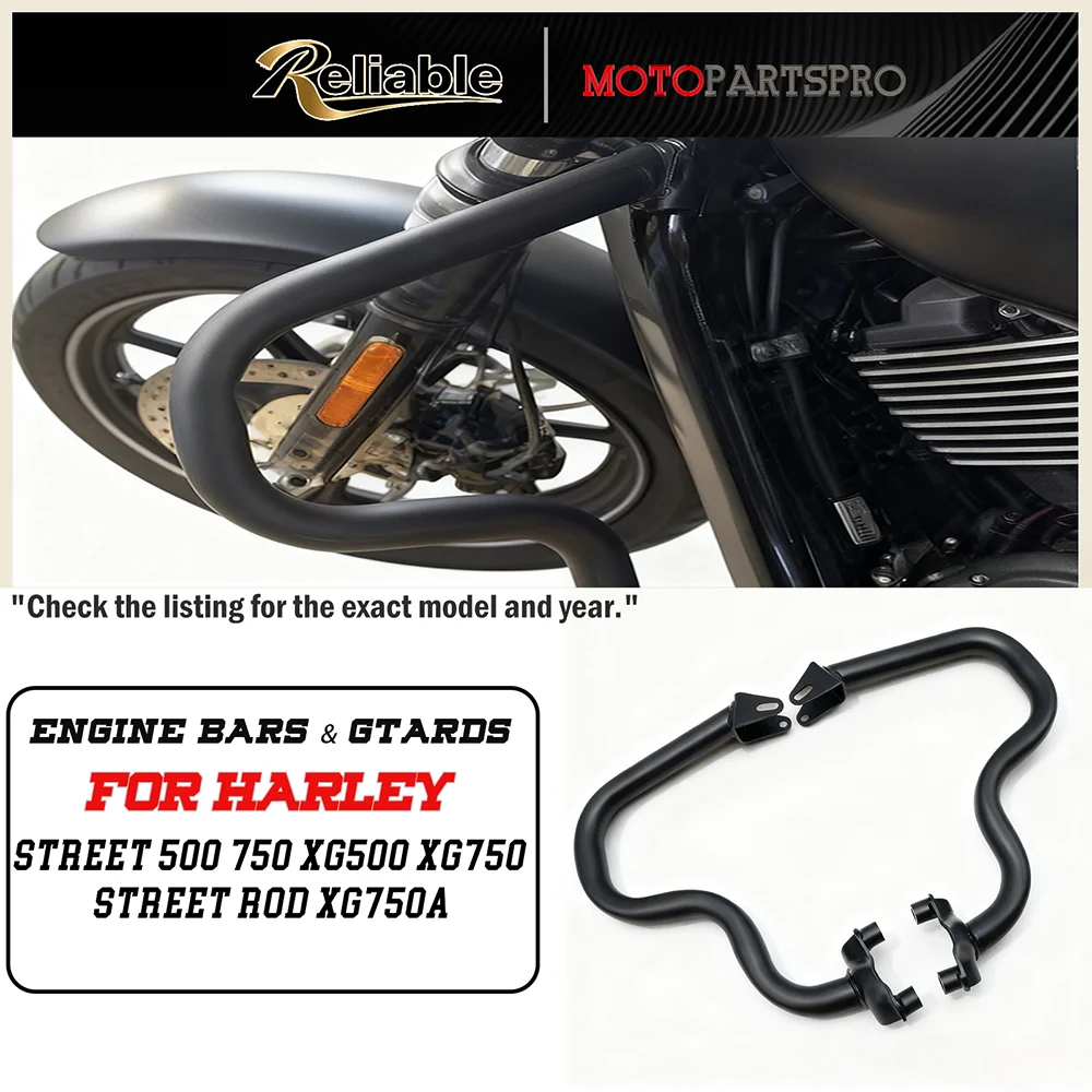 

Crash Bar for Harley Street XG500 XG 500 XG750 Street Road 750 2015-2021 Front Bumper Engine Guard XG750A Crash Bar