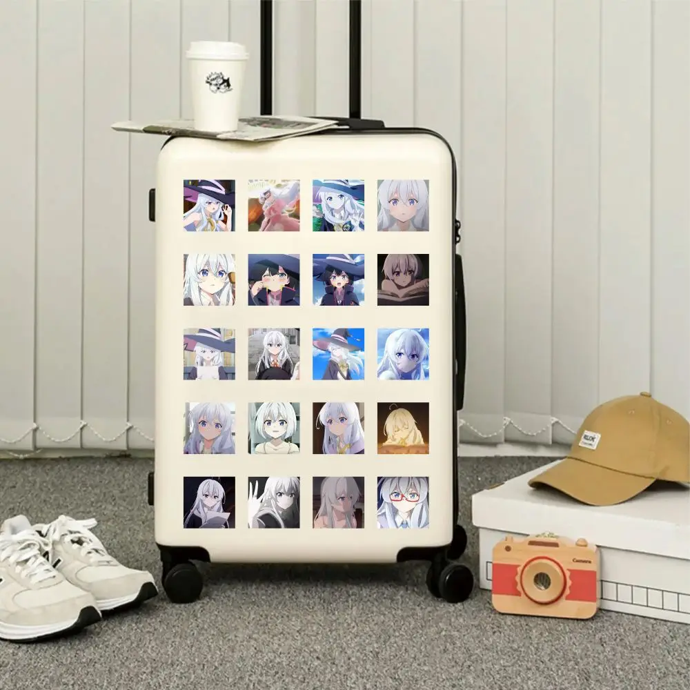 120PCS Hexe Reise Irena Animation Sage Peripherie Sekundäre Element Material Dekoration Flache Wasserdichte Aufkleber