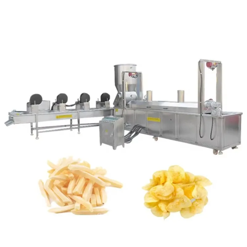 Linha de produção completa totalmente automática de batatas fritas de batata que faz a máquina