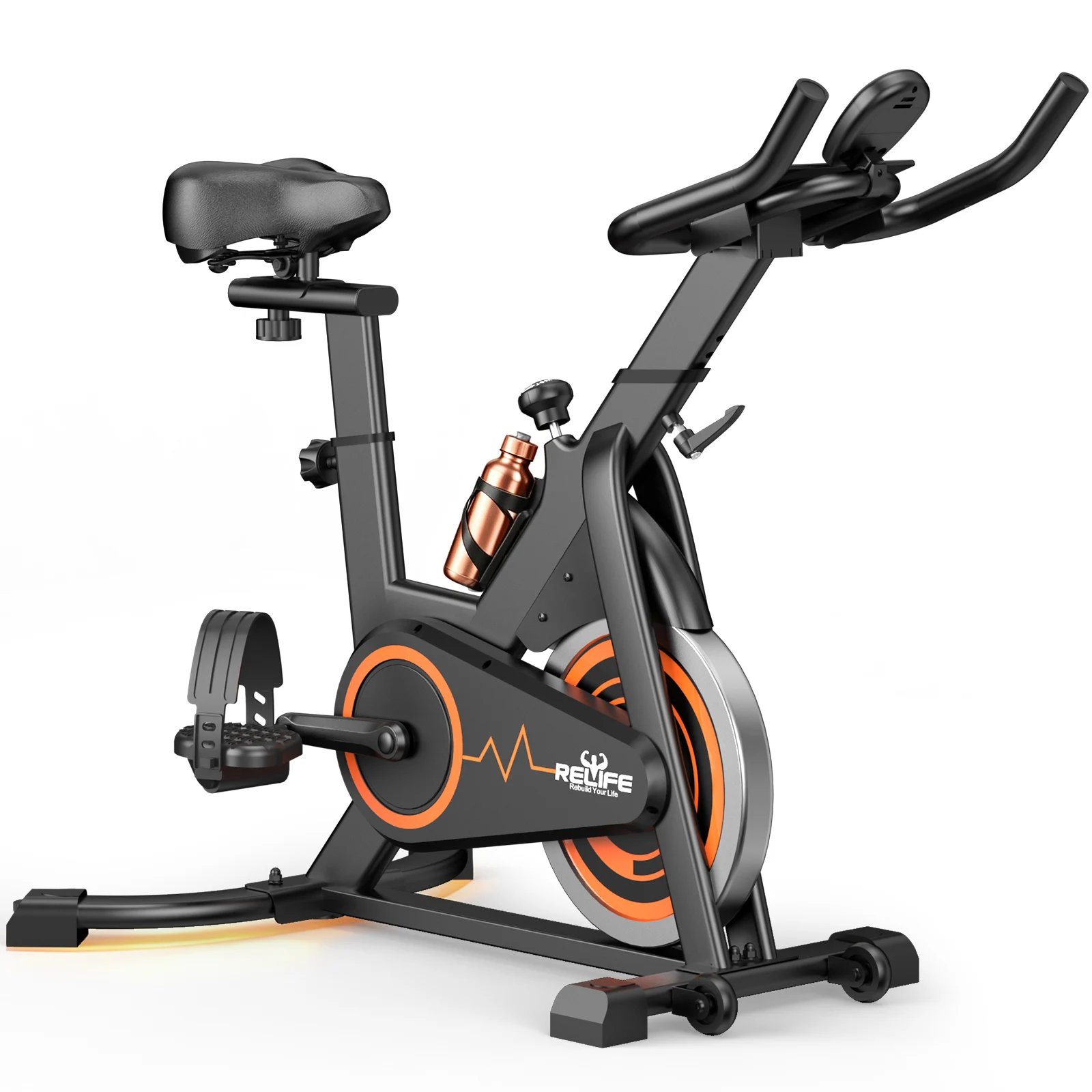 bicycle trainer stationary bike cycle stand Alpcour for Indoor Riding – Portable Foldable Magnetic Stainless Steel Indoor Trainer, Noise Reduction, 6 Resistance Settings & Bag – Exercise for Road & Mountain Bikes The double locking system firmly fixes the bicycle on the rack to ensure safety RockBros Cycling Roller Trainer -