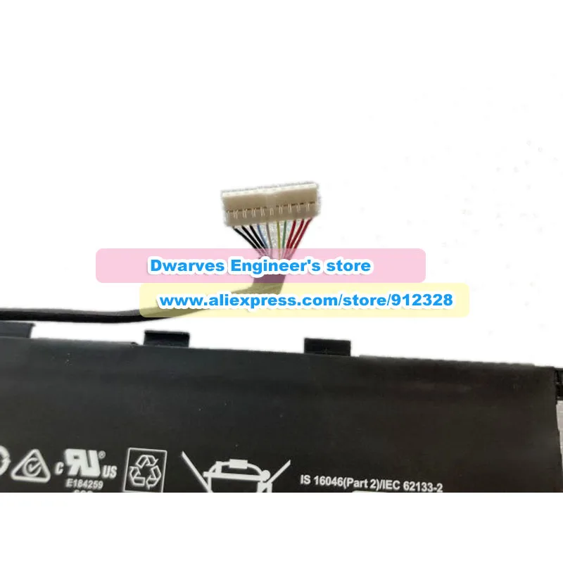 Imagem -06 - Bateria Genuína para Msi Gs65 9se 9sf Gp66 Leopardo 10ue 10ug 11ue 11ug 12ug 12ug 12ug 12ug 12uh Vector Gp76 Gp77 15.2v 65wh 4280mah Bty-m57