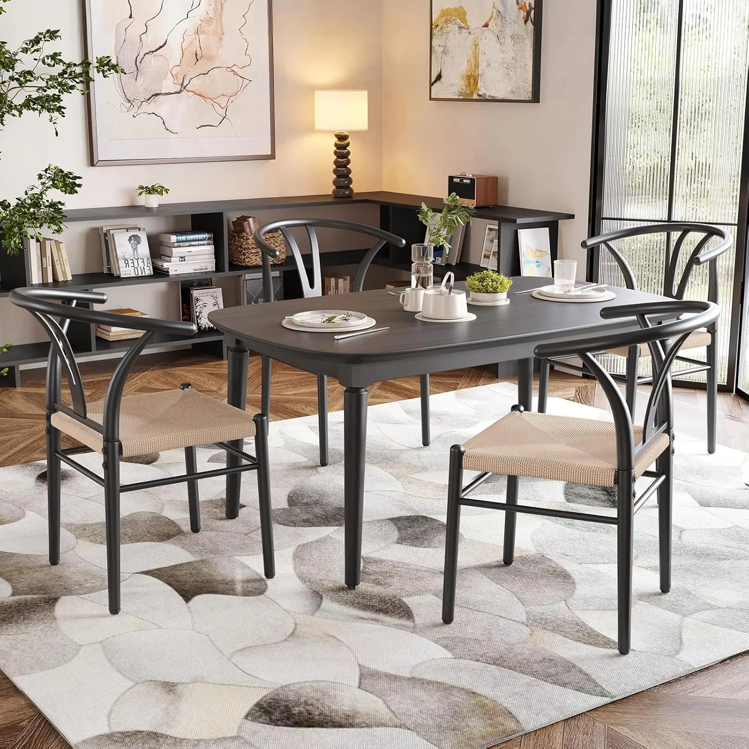 Mid  Modern Metal Wishbone Dining Room Chairs Set Of 2 4 For Your Kitchen Beach House