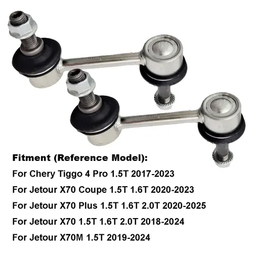 Imagen 2 del producto Enlace estabilizador trasero para Jetour X70 Plus 70 2019 2020 2021 2022 Chery Tiggo 4 Pro, barra estabilizadora, accesorios de varilla de acoplamiento, 2 uds.