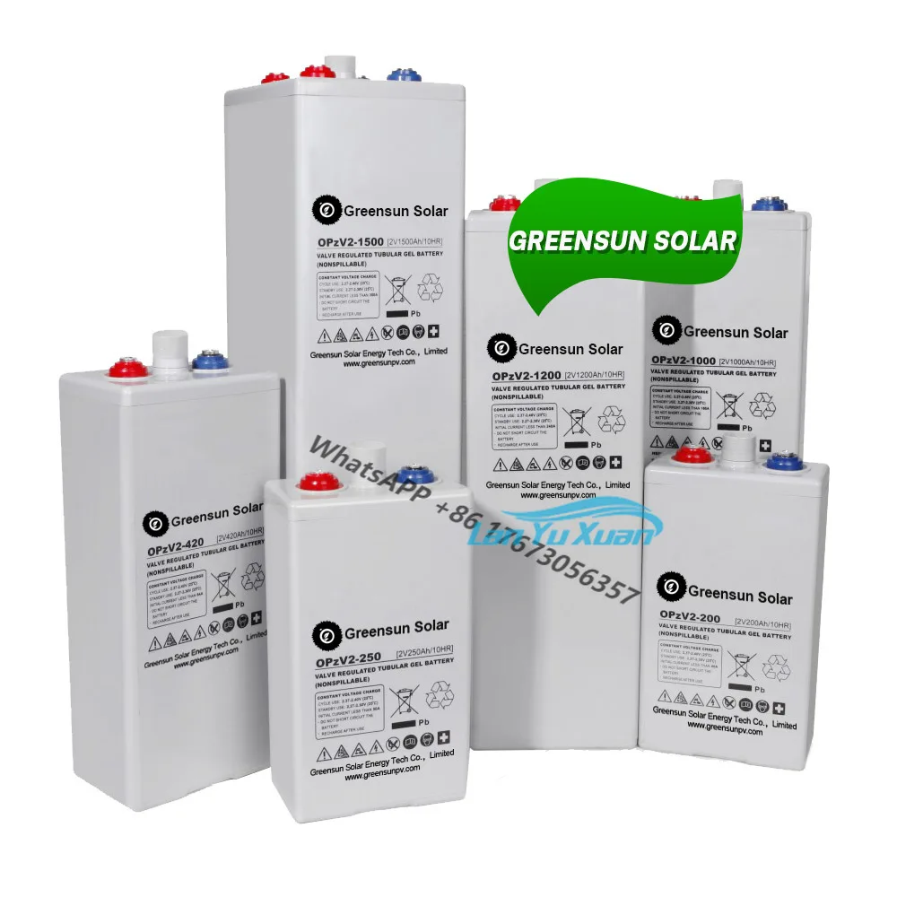 10 Pieces Agm Gel Opzv Battery Solar Shenzhen  for Energy Storage System