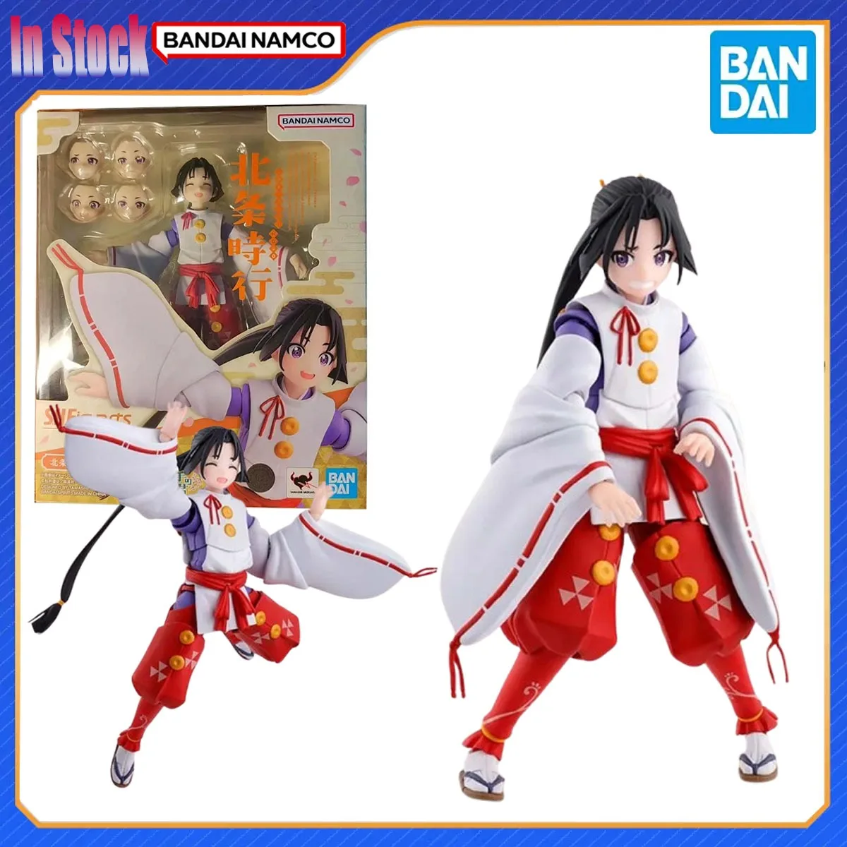

Подлинная Bandai, оригинальная фигурка Elusive Samurai SHF Hojo Tokiyuki, наборы моделей, подарок, подлинная аниме-модель, сборная модель