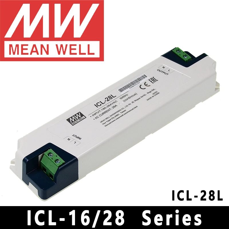Original Mean Well ICL-16R meanwell DIN Rail 16A AC Inrush Current Limiter to reduce the high starting current