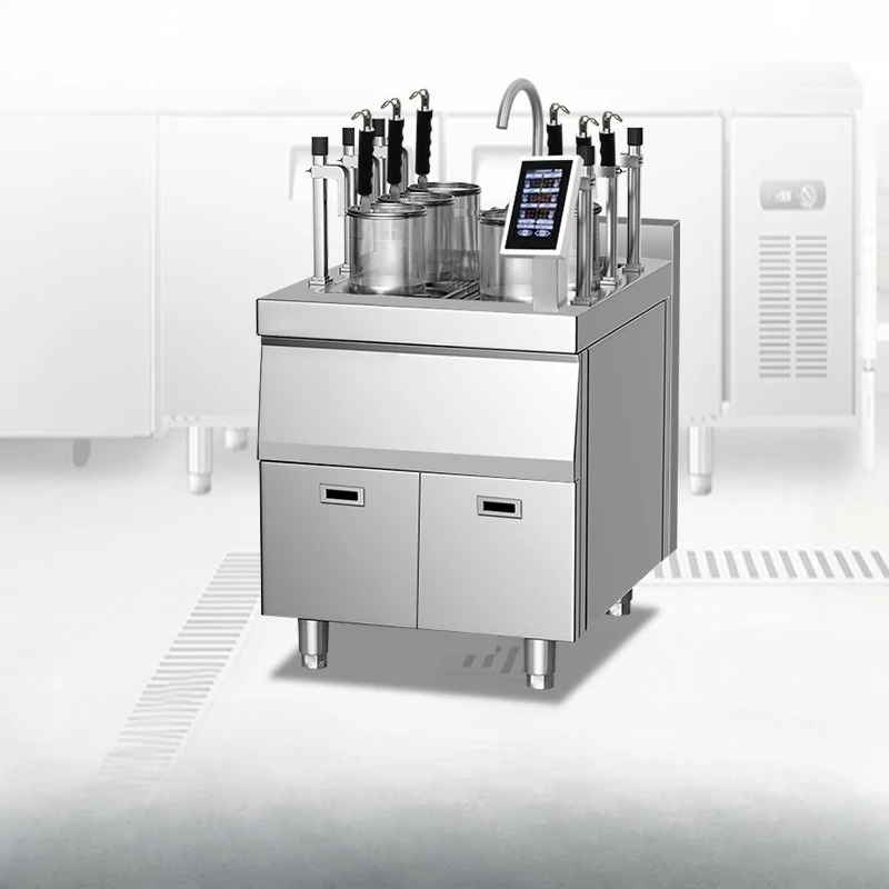 Commercial automatic lifting noodle cooking machine Rice noodle machine Electric heating intelligence