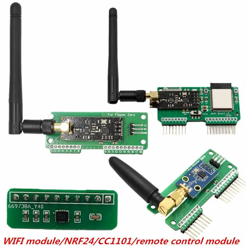 Für flipper zero wifi multi board nrf24 esp32 entwicklungs board gpio cc1101 maus modul für flipper null modifikation