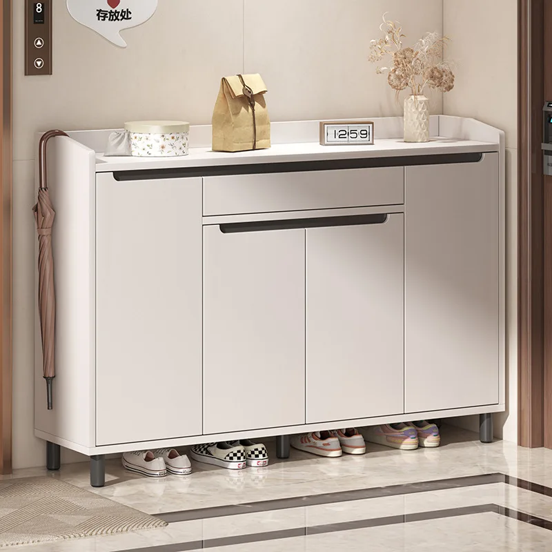 

Shoe cabinet Household door porch cabinet Indoor 2025 new integrated balcony against the wall Large capacity storage cabinet Sho