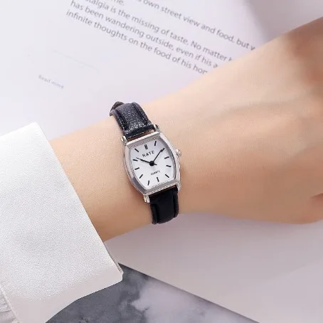 

Square Belt Literary Retro Women's Watch Korean Fashion Quartz Watches Versatile Korean Daily Wristwatches Simple Luxury Reloj