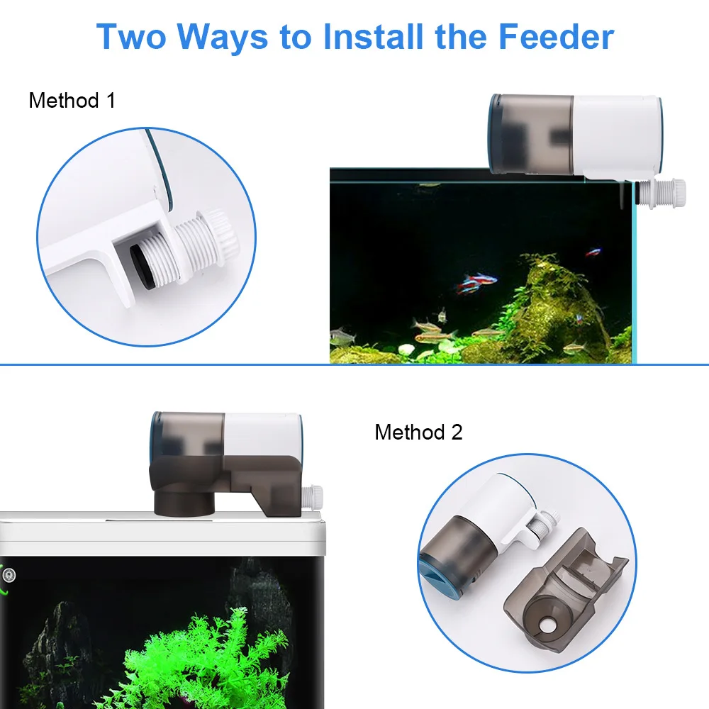 Fish Tank Automatic Feeder Intelligent Timing Automatic Fish Feeder Koi Goldfish Small Feeder Closed Type Fish Aquario  Feeder