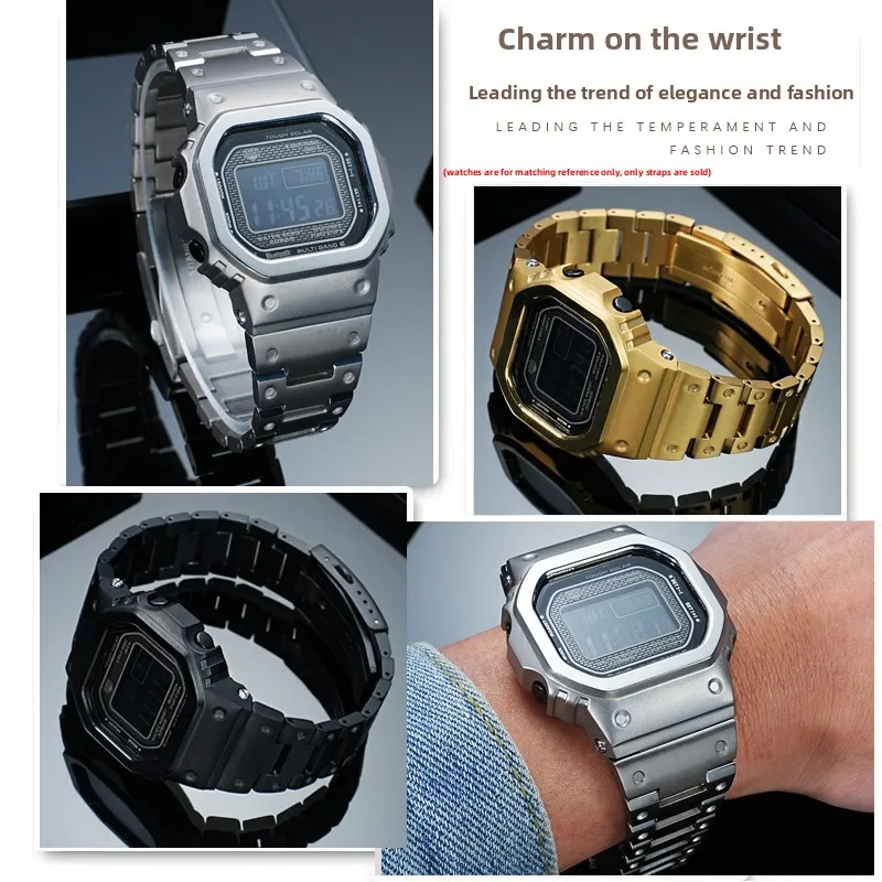 GMW B5000 Titanium alloy case+strap For Casio G-SHOCK GMW-B5000