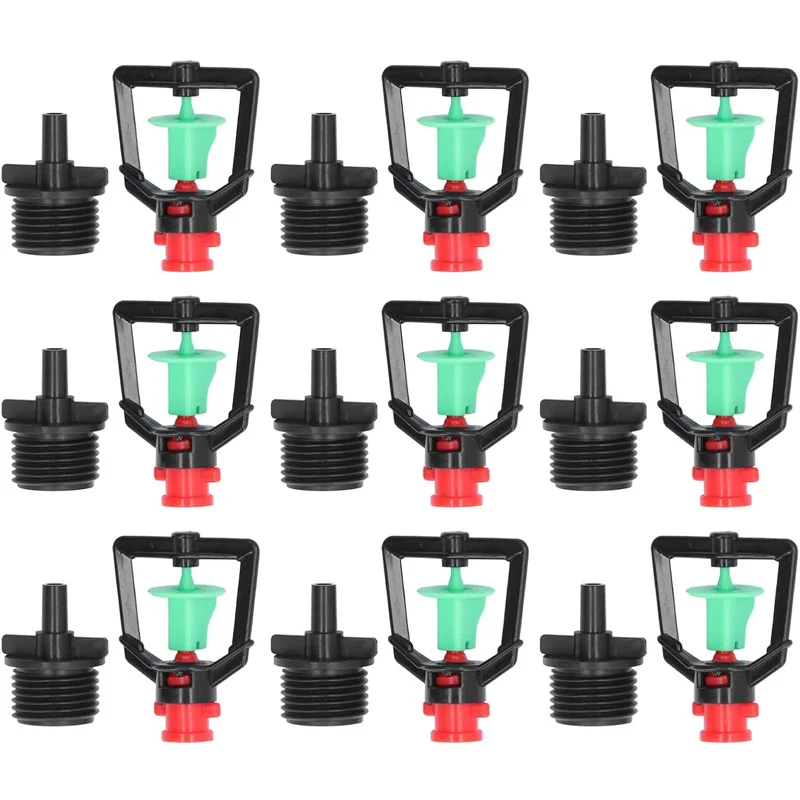 Lawn  Irrigation Sprinkler Nozzles, 1/2 Inch Male Thread Watering Spray Misting Heads for Garden Yard Lawn   Irrigation System