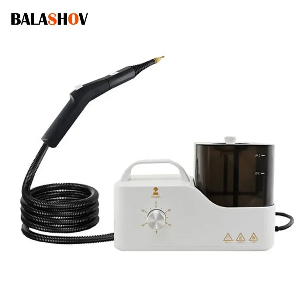 Limpiador a vapor de alta temperatura, máquina de esterilización a presión para el hogar, suelo, coche, cocina, limpieza de aire acondicionado, 2600W