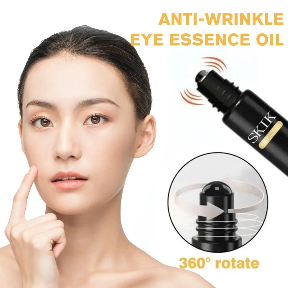 Anti-Wrinkle Eye Serum Oil Squalane Lifts Tightens Fine Eye Puffiness Remove Eyes Circles Lightens Dark Area Lines A6S3