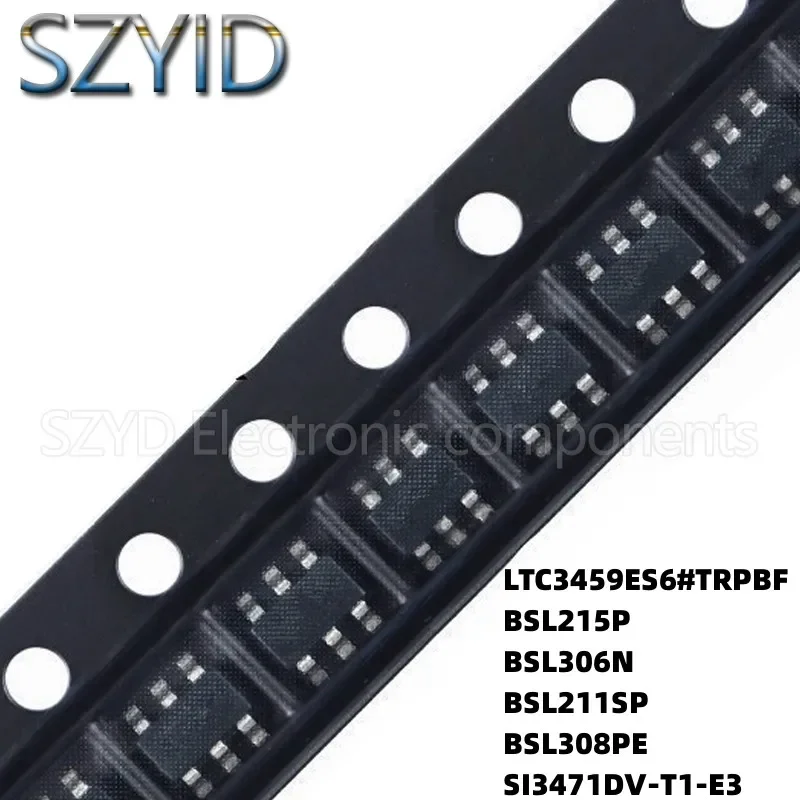 

100PCS SOT23-6 LTC3459ES6 # TRPBF BSL215P BSL306N BSL211SP BSL308PE SI3471DV-T1-E3