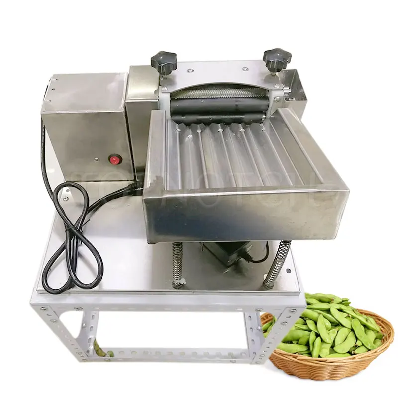 Electric Edamame Bean Peeling Peeler Machine 220v Soybean Sheller Commercial Peas Shelling Beans Separator