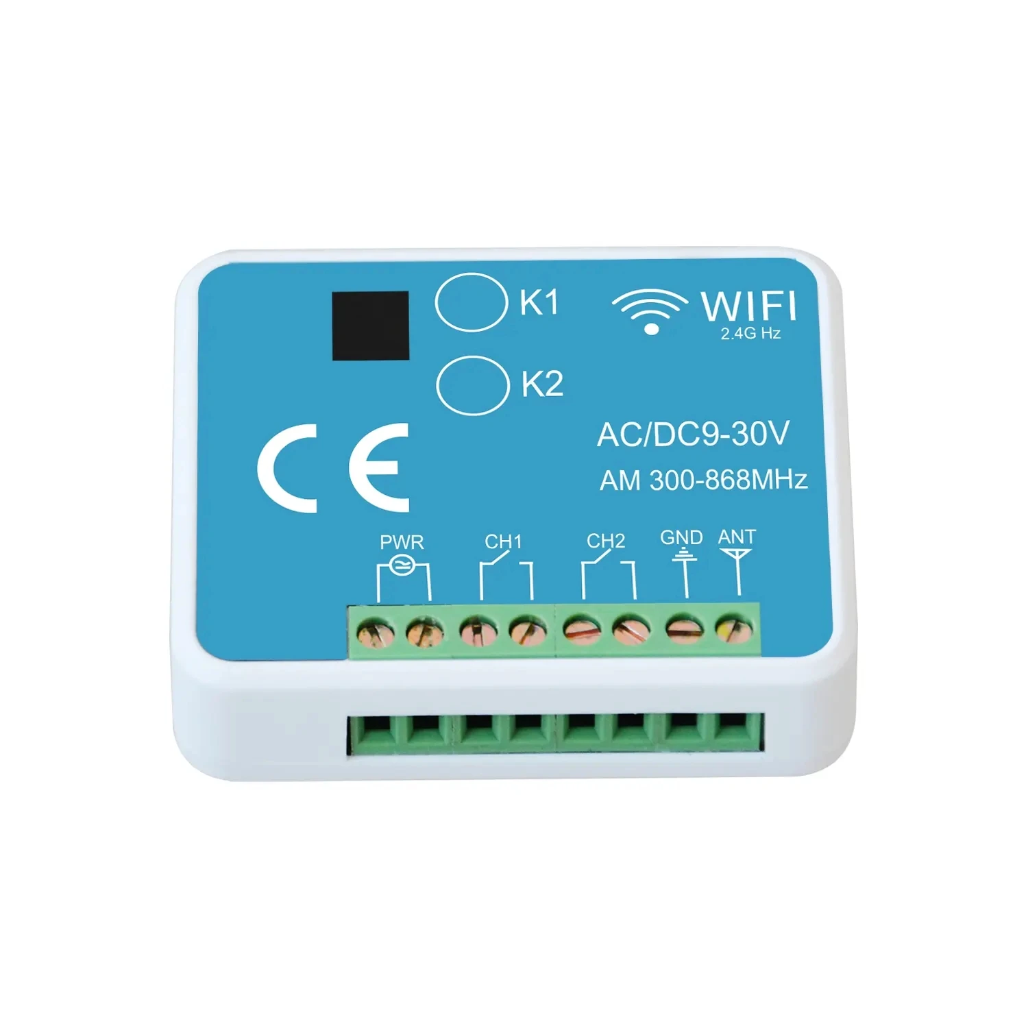 2CH universele RX multi-frequentie 280-868MHz WIFI garagedeur afstandsbediening ontvanger
