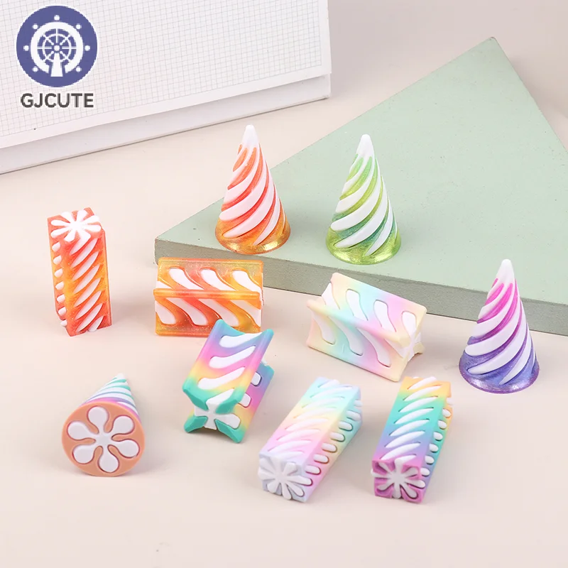 3D-gedrucktes Spiralkegel-Spielzeug, unmögliche Pyramide, Passthrough-Skulptur, Mini-Vortex-Gewinde, Illusionssäule, Helix, Schraube, Zappelspielzeug