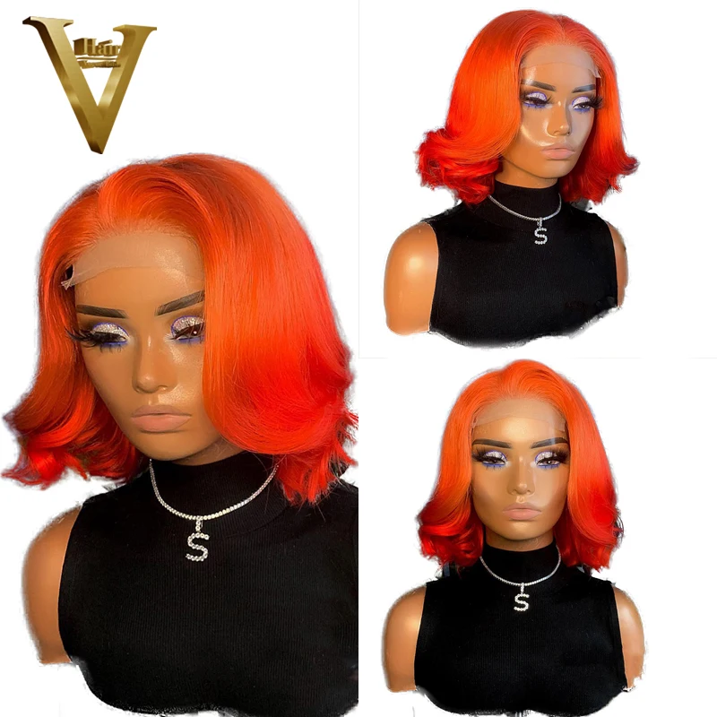 

Ginger Red Colored Wig Loose Wave 13X4 Lace Front Human Hair 4X4 Closure Frontal Wigs For Black Women Brazilian Prepluck Remy