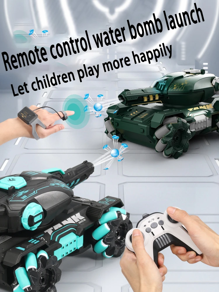 

4WD Rc Drift Car Can Launch Water Bomb Rc Tanks Gesture Control Men's Children's Toy Radiocontrol Buggy Toys Hobbies War Tanks