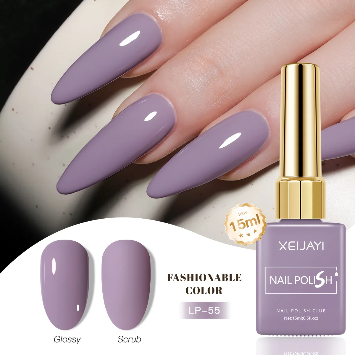 XEIJAYI-esmalte de Gel para uñas, barniz semipermanente para Base y capa superior, 60 colores