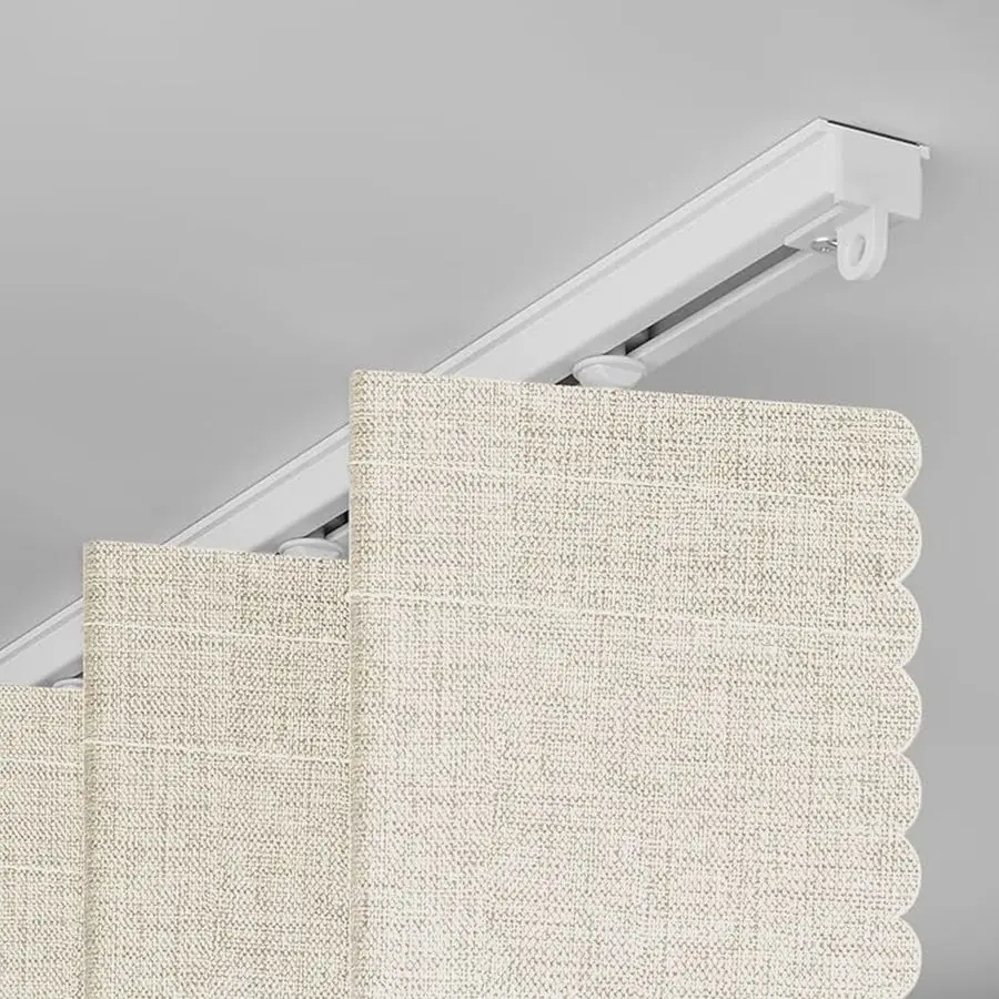 

Door Curtain,Install Adhesive Track 100 Blackout Doorway Curtains,Suitable for Bedroom,Closet,Interior Room Divider,Beige 43 W78