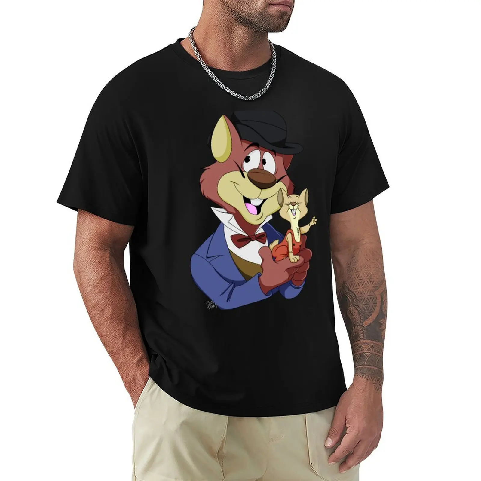 Camiseta Rigodon y Tico, camiseta de talla grande para uso diario