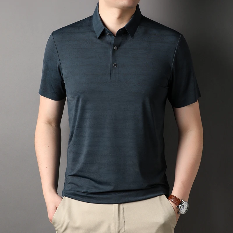 

Top Grade Seamless New Summer Brand Mens Designer Luxury Shirts Polo Short Sleeve Regular Fit Casual Tops Fashions Men Clothing