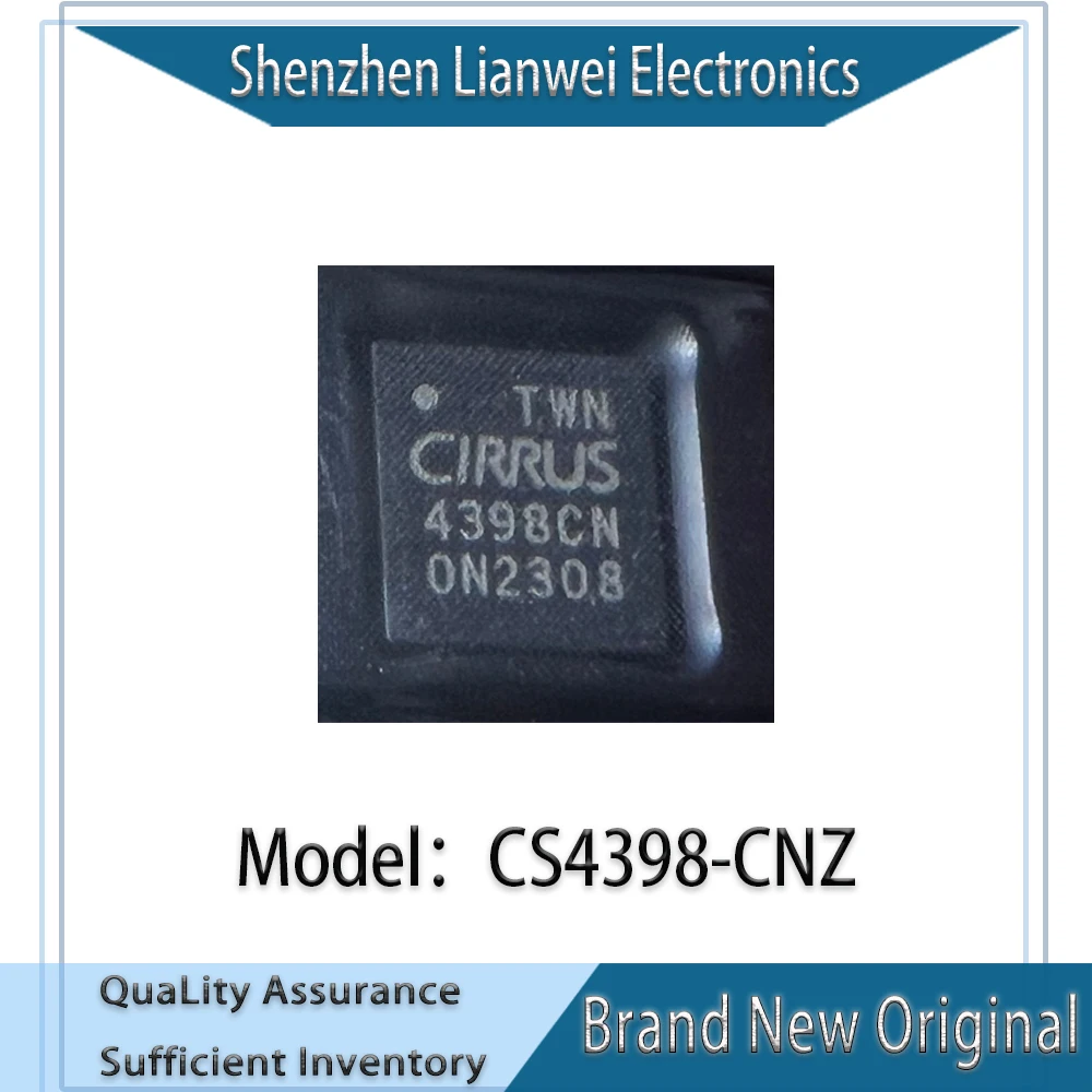 

100% New Original CS4398-CNZ 4398CN CS4398 IC Chipset QFN-28