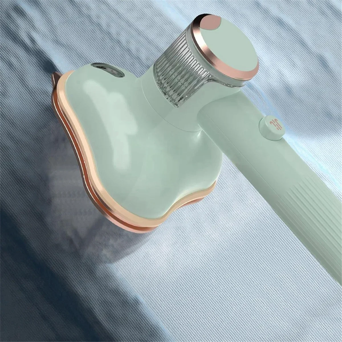 آلة الكي المحمولة - 2 في 1 الكي الجاف والرطب، 180 ° مكواة بخار محمولة قابلة للدوران، مكواة صديقة للملابس، قابس أمريكي