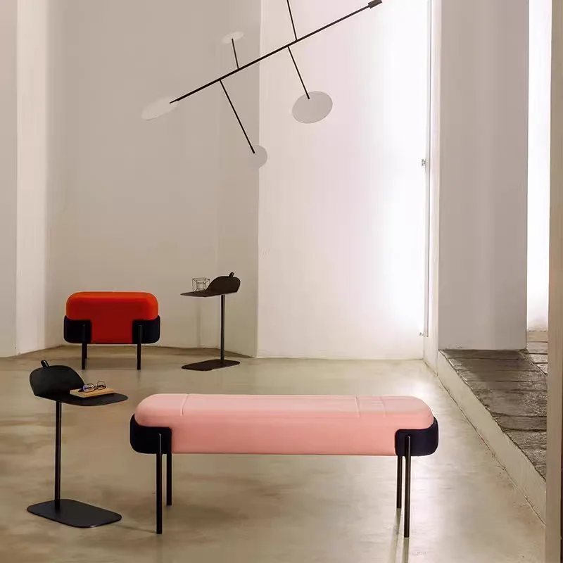 Office Living Room Foot Stool Modern Elegant Minimalist Portable Foot Stool Outside Lounge Pouffe De Salon Balcony Furniture