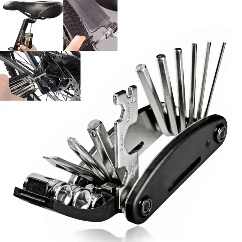 16-in-1 Socket Wrench Set, Non-Slip Rotating Head. Durable Stainless Steel for Home & Car Repairs. Easy & Universal Tool.