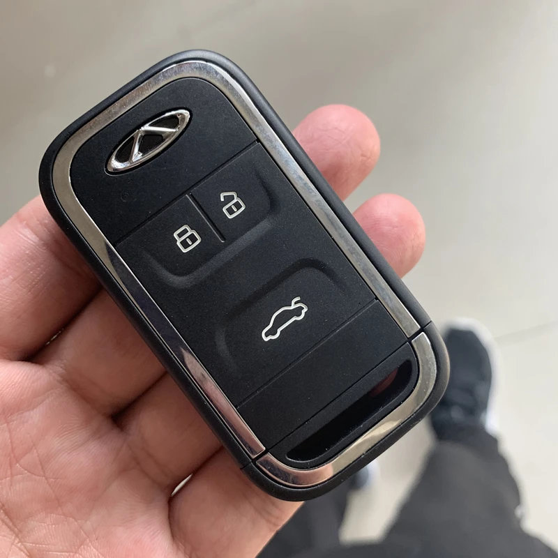 Original Car Remote Key Card 3 Buttons 434Mhz with ID46 Chip for Chery Tiggo 8 Tiggo 5X Tiggo 5 Arrizo 7 Keyless Entry Smart Key