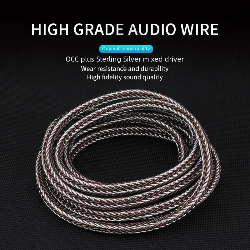 Hi-End OCC Pure Silver Amplifier Dedicated Bulk Speaker Cable Hifi Stereo RCA Cable Interconnect Cable Audio Line For DVD TV AMP