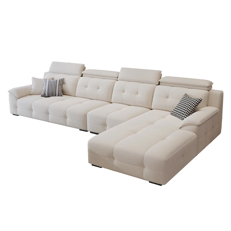 

New cream style fabric sofa, Italian light luxury, modern simplicity, princess sofa