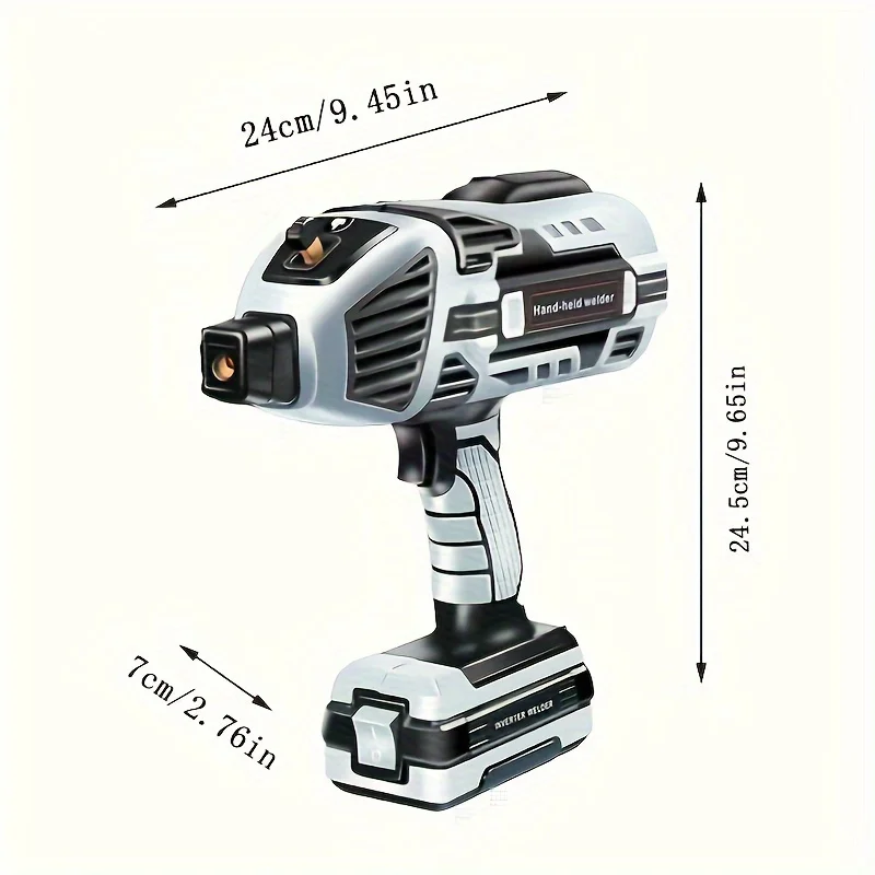 1 шт. ручной Электрический сварочный аппарат-компактная и портативная инверторная технология для универсальных сварочных работ