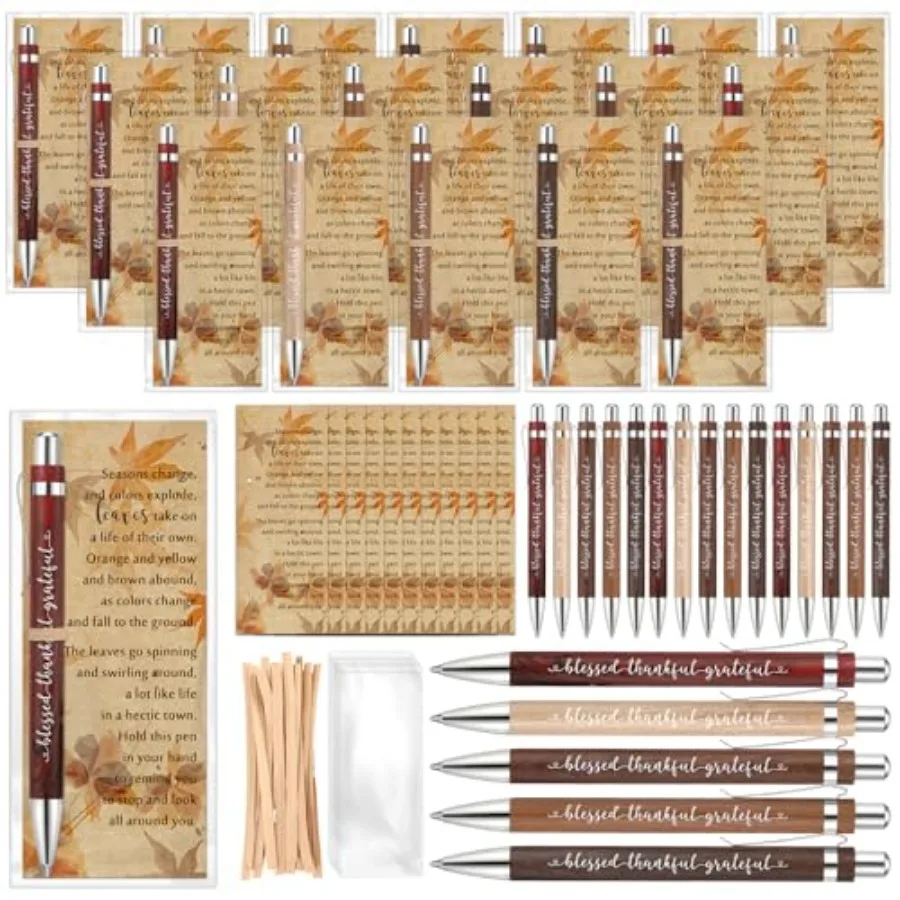 

Наборы подарков на День Благодарения: оптовые осенние ручки с поздравительными открытками, сувениры для осеннего праздника, подарки для взрослых, сувениры для вечеринки Friendsgiving, подарки на День Благодарения