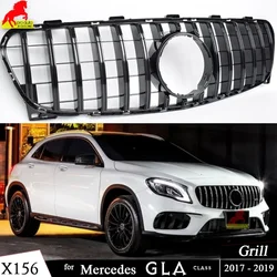 Grille de pare-chocs avant pour Mercedes Benz, Grille de capot de course, 2014-2019, Classe GLA, Xach, Facelifted, GLA 180, GLA 200, 250