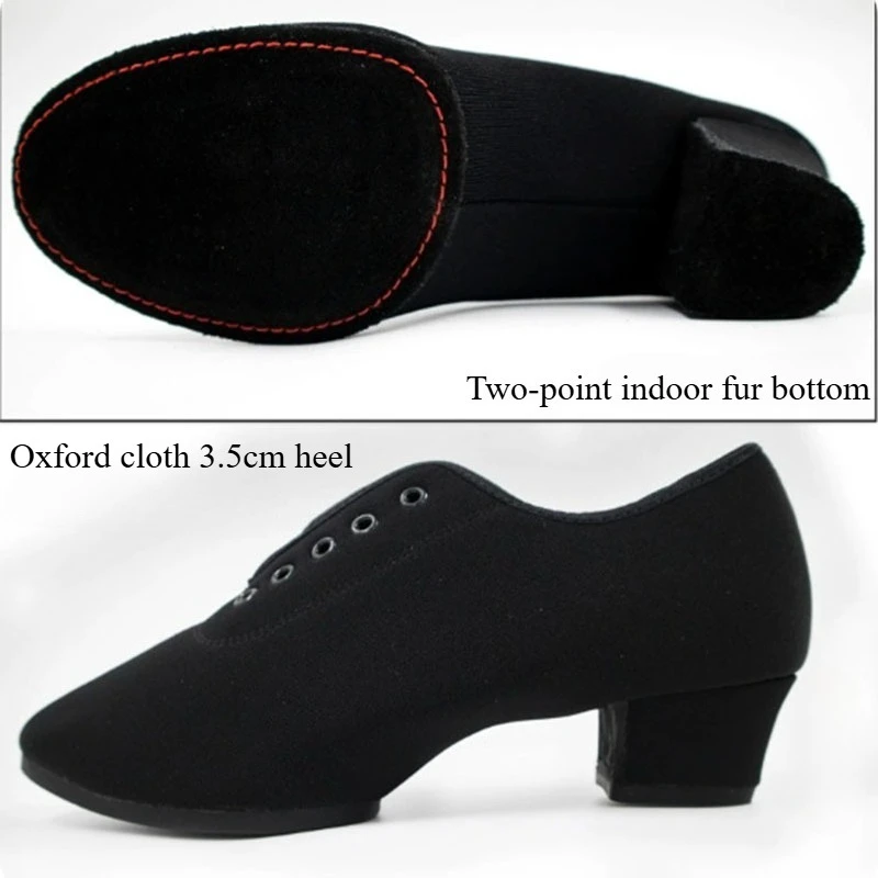 Jazz modern dance shoes women dance sneakers for girls ladies ballroom dance shoes women with close toe 3.5/5cm Heels