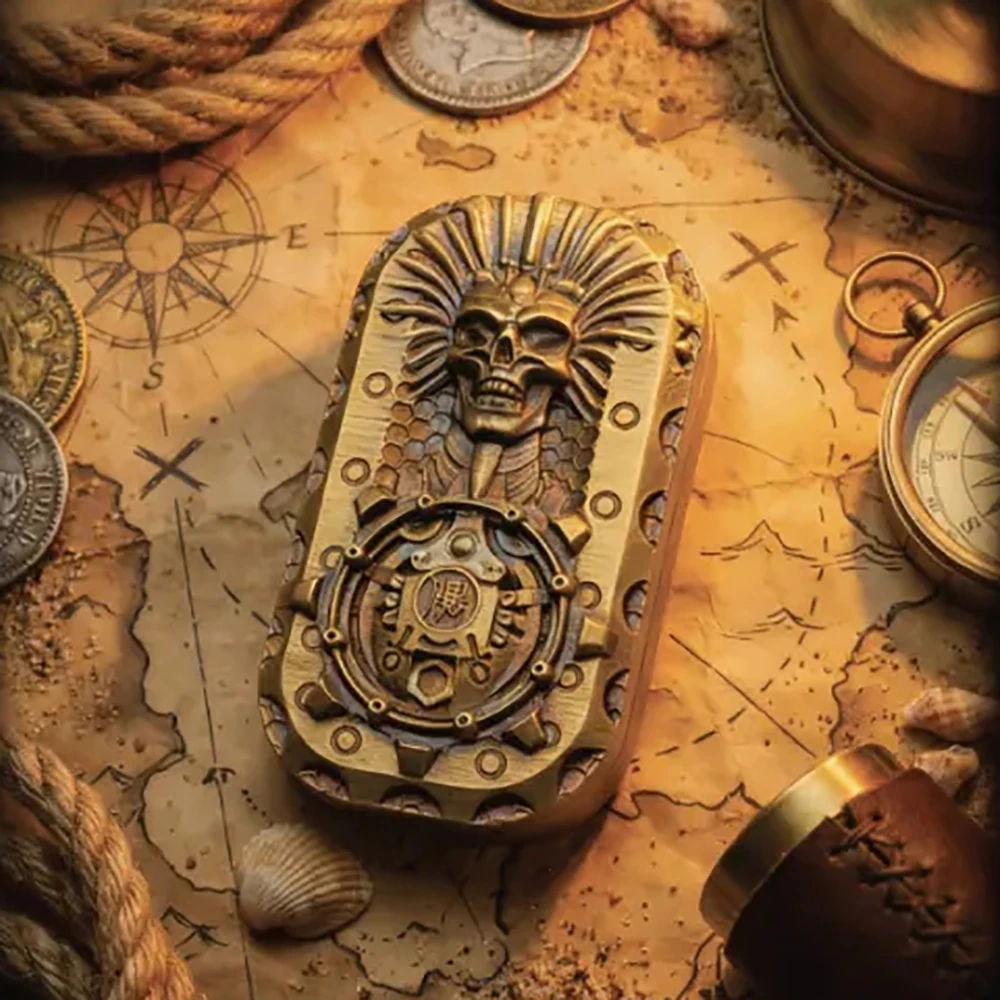 

PEL EDC & Even EDC Youbang Fidget Slider Латунный слайдер для снятия стресса Игрушка-непоседа для взрослых Ограниченная серия 66