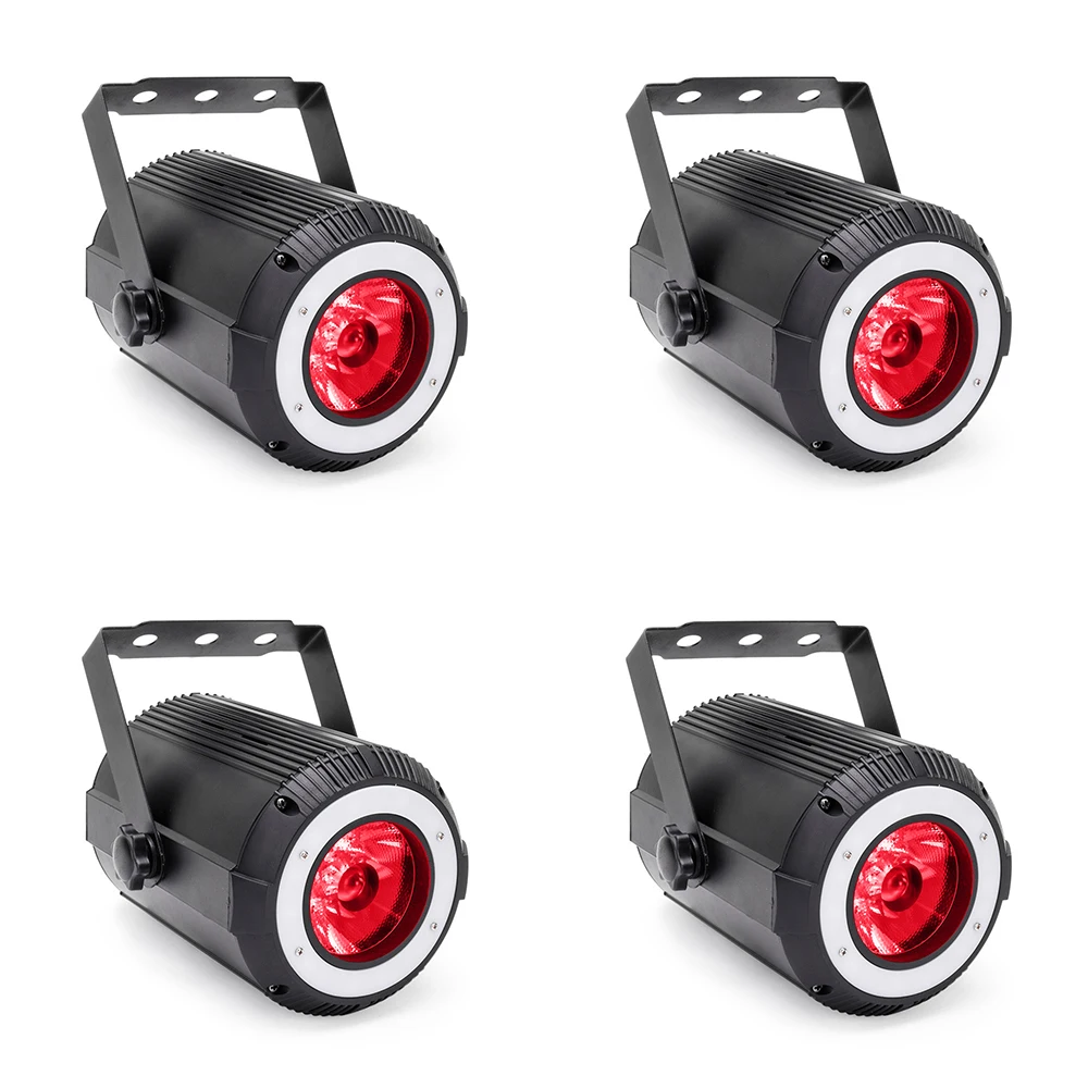 U'King 4PCS 60W RGBW Par Light 7/11CH DMX512 Stage Light Sound Activated Control Effect Light for DJ Show Disco Nightclub Party