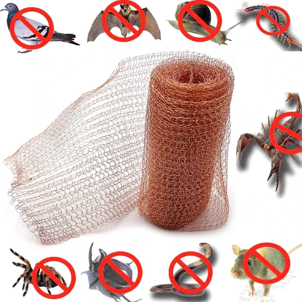 

Garden Anti-Pest Copper Mesh Anti-snail Copper Wire Net Signal Shielding Net Rodent Copper Wire Net Wire Protceted Plant Supplie