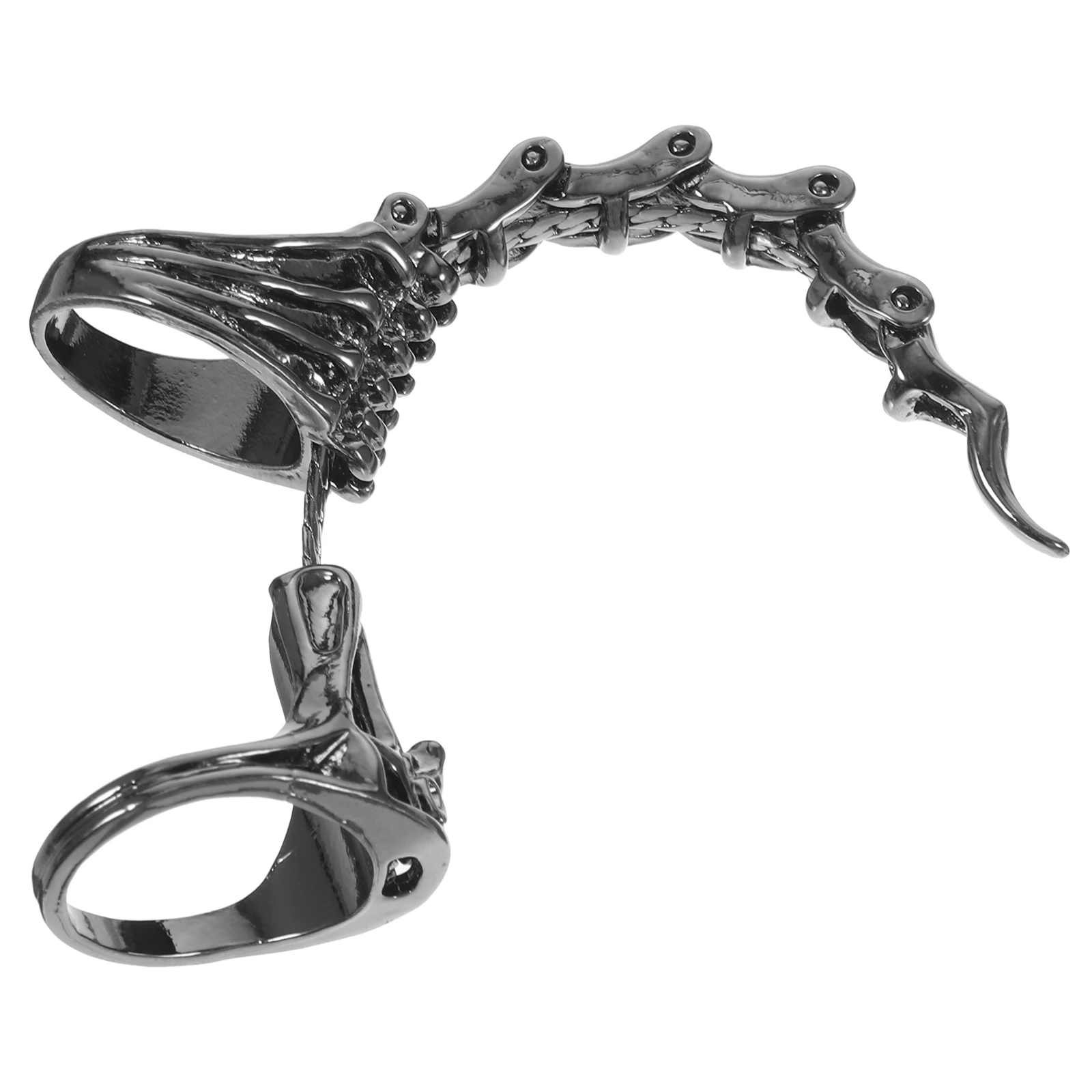 

Scorpion Ring Punk Gothic Vintage Alloy Metal Adjustable Hinge Design Statement Halloween Birthday Gift for Men Women Cool