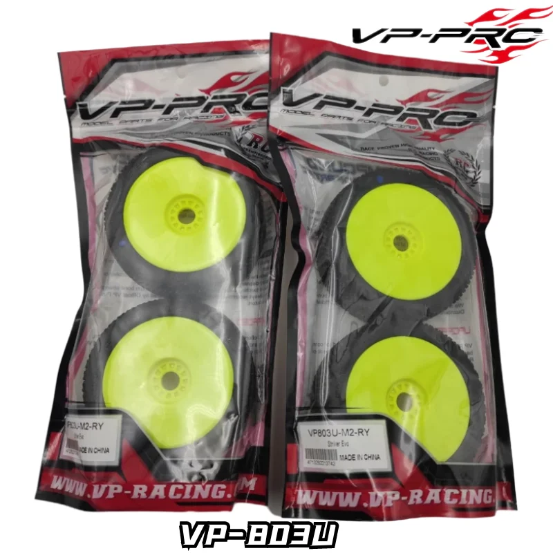 High Quality 1/8 RC Buggy Tire VP PRO 803U Striker Evo Medium Soft 17mm Nut Racing Tire Sponge High Grip ARRMA Xray Hsp Kyosho