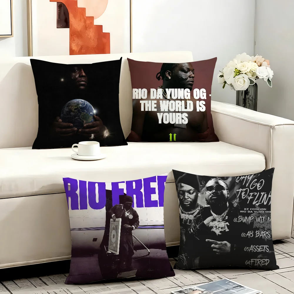 Singer Rio Da Yung Og cushion cover Anti-dustmite Sofa Cushion Decorative Office Cover Lounge Area Indoor & Outdoor Use