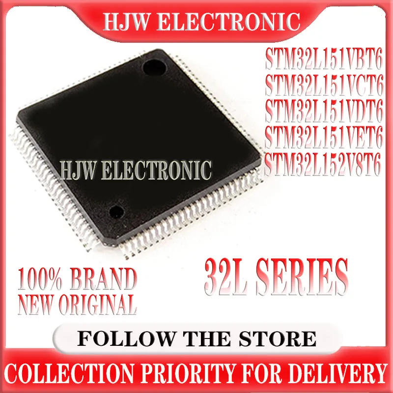 1PCS/lot New OriginaI STM32L151VBT6 STM32L151VCT6 STM32L151VDT6 STM32L151VET6 STM32L152V8T6 LQFP-100 Chipset IC