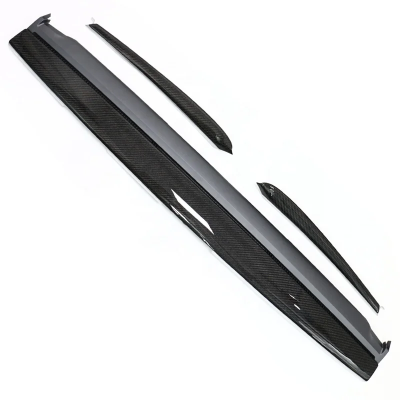 For Model 3 Carbon Fiber Dashboard Trims 1 Pc/set Interior Cover Sport Style Car Side Door Trim